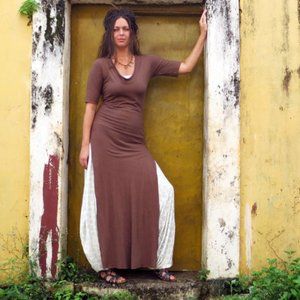 Gaia Conceptions Hampi Salwar Pencil Long Dress - BLACK